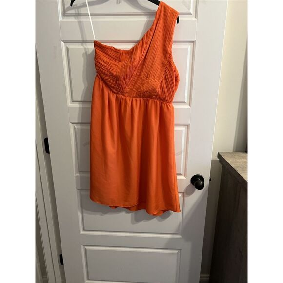 MISS‎ ME "M M COUTURE" Orange Strapless Dress Size Small - Picture 4 of 4